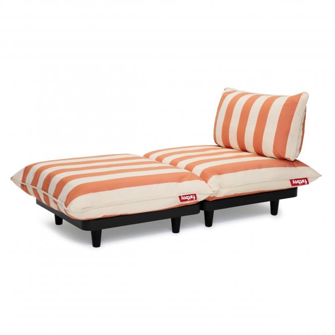 Fatboy Paletti Day Bed | Orange Creme Stripe