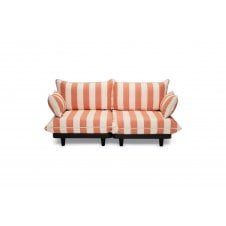 Paletti Outdoor Lounge Sofa | Orange Creme Stripe