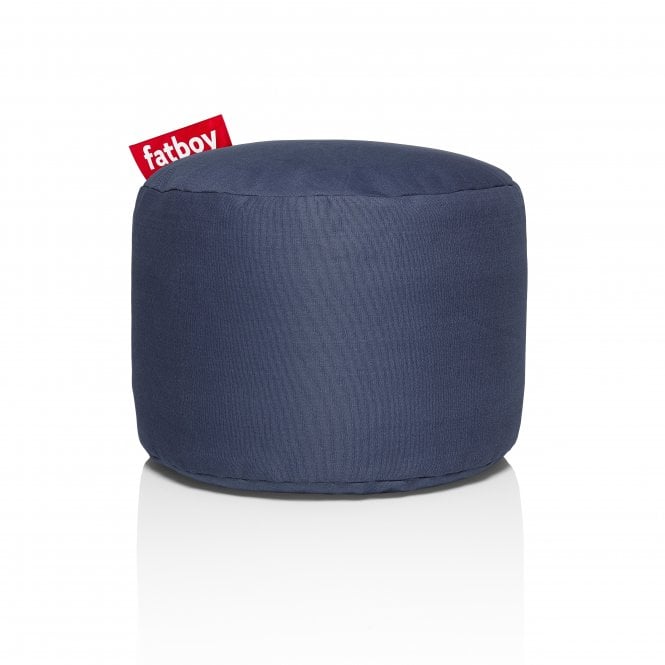 Fatboy Point Stonewashed Pouf - Blue