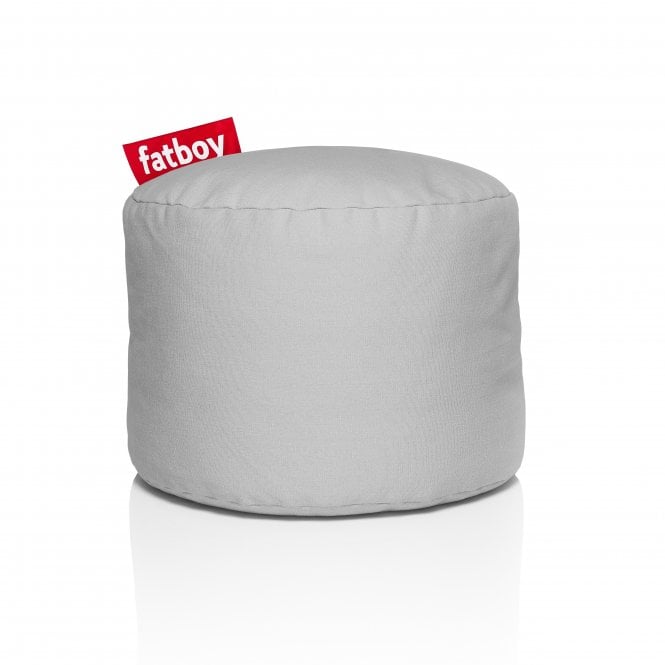 Fatboy Point Stonewashed Pouf - Silver Grey