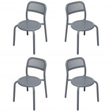Set of 4 Toní Stackable Garden Chairs
