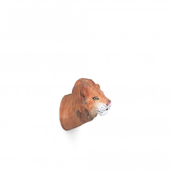 Ferm Living Animal Hand-Carved Hook | Lion
