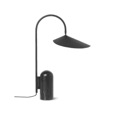 Arum Marble Table Lamp | Black
