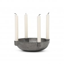 Bowl Candle Holder | Small | Black Brass
