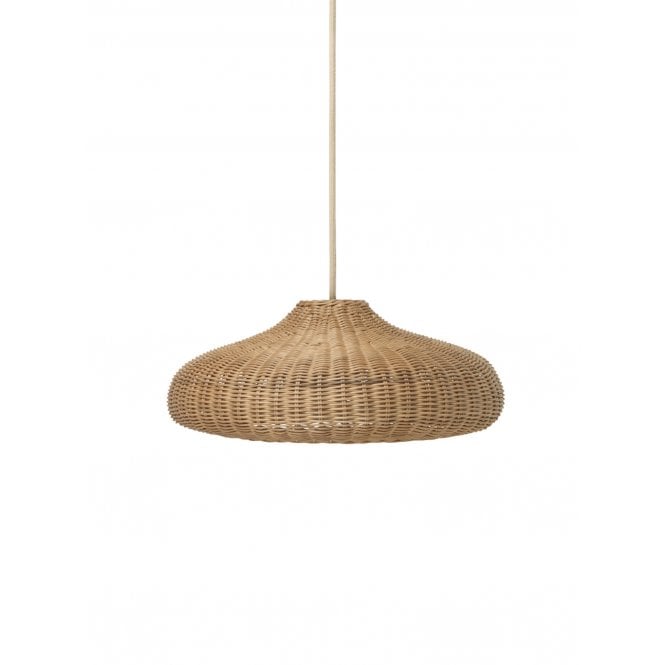 Ferm Living Braided Pendant Lamp Shade | Disc | Natural 