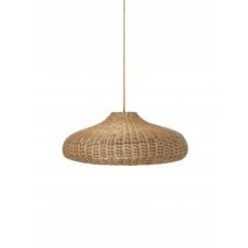 Braided Pendant Lamp Shade | Disc | Natural 