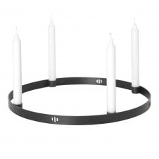 Candle Holder Circle | Large | Black Brass