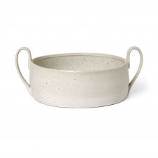 Flow Centrepiece/Fruit Bowl | Off White Speckle