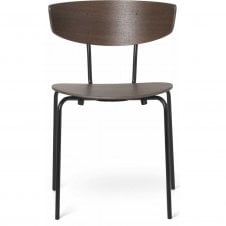 Herman Dining Chair | Stained Oak | Black Frame | Set of 2