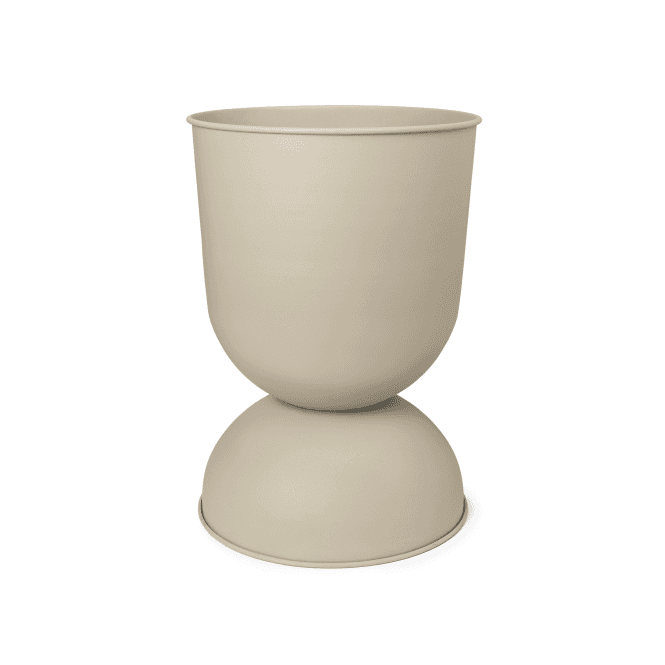 Ferm Living Hourglass Plant Pot | Large | Cashmere
