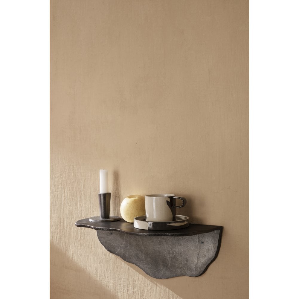 Buy Ferm Living Inlay Cup with Saucer | Sand/Brown | Black by Design