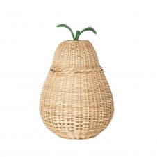 Pear Braided Rattan Storage Basket | Large 59cm