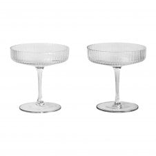 Ripple Champagne Saucer | Set of 2