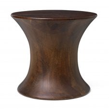 Spin Stool/Side Table | Mango Wood | 30cm