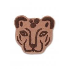 Tufted Leopard Head | Brown