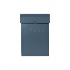 Classic Post Box with Lock | Charcoal
