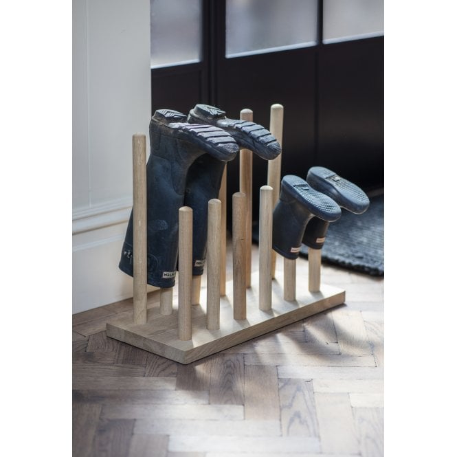 Garden Trading Hambledon Oak Welly Stand | Large
