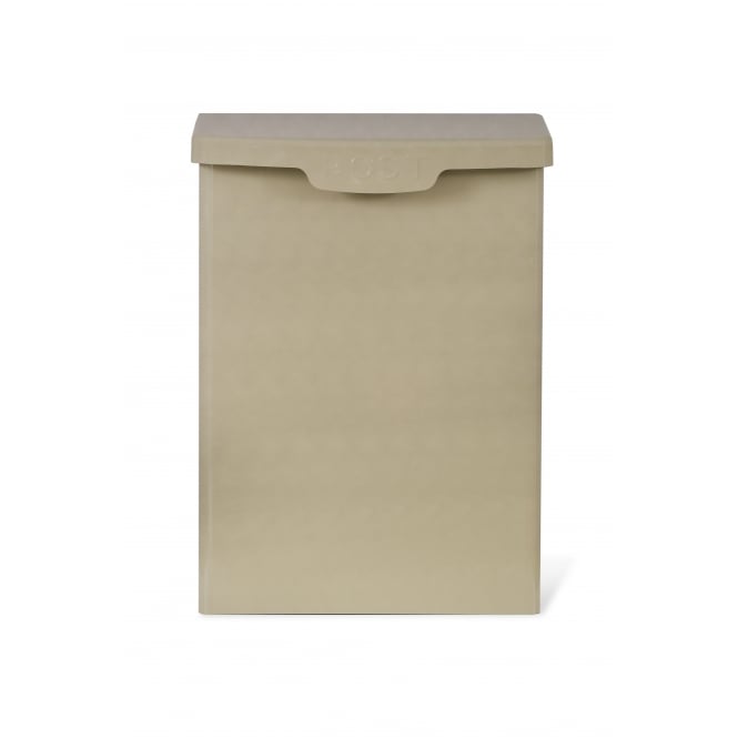Garden Trading Shipton Steel Post Box - Clay