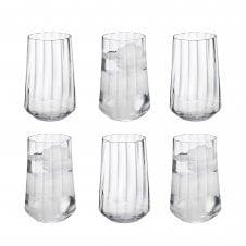 Bernadotte Tall Tumbler Glass | Set of 6 | 38cl