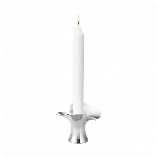 Georg Jensen Bloom Taper Candle Holders | Set of 2