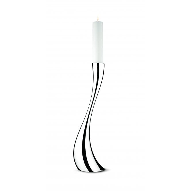Georg Jensen Cobra Floor Candleholder | Stainless Steel