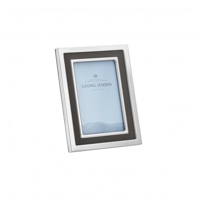 Georg Jensen Manhattan Frame | Stainless Steel & Leather | 4