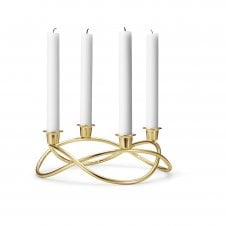 Season Candleholder | Gold Plated Stainless Steel