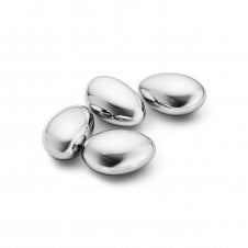 Sky Ice Cubes | Mirror Polished Stainless Steel | Set of 4
