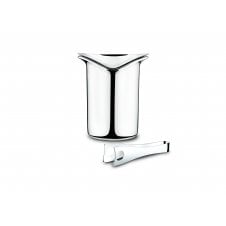 Wine and Bar Ice Bucket with Tongs | Mirror Polished Stainless Steel