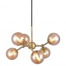 Atom Mini 6 Light Chandelier | Ø45cm