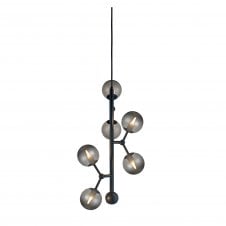 Atom Vertical 6 Light Chandelier | H45cm | Ø30cm