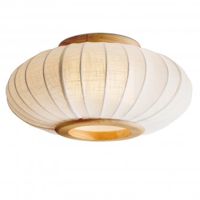 Halo Design Balloon Ceiling/Wall Light | Linen White | 40cm