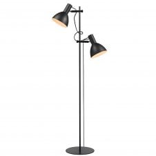 Baltimore 2-Light Floor Lamp | H 150cm | Black