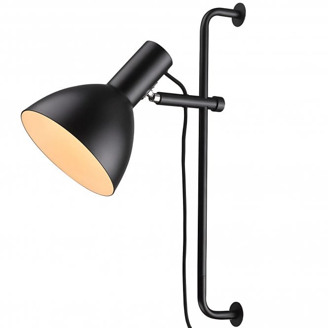 Halo Design Baltimore Wall Light | Ø 18cm | Black