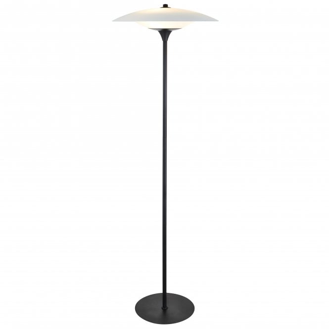 Halo Design Baroni Floor Light | Ø46 | Opal Glass/Black