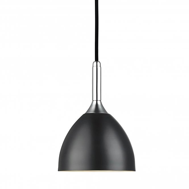 Halo Design Bellevue Pendant Light | Ø14 | Black/Chrome