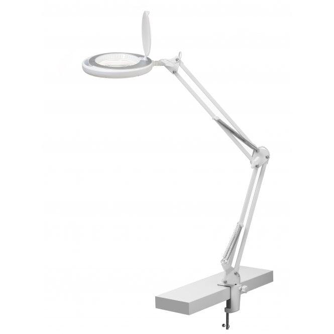 Halo Design Magni Archi LED Clip Desk Lamp - 3x Magnification Lamp