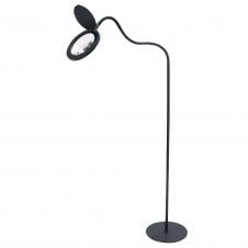 Magni Floor Lamp | Ø25cm H13cm | Black | 3x Magnification
