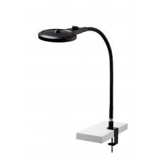Magni Superflex Clip Table Lamp | Black | 3x Magnification