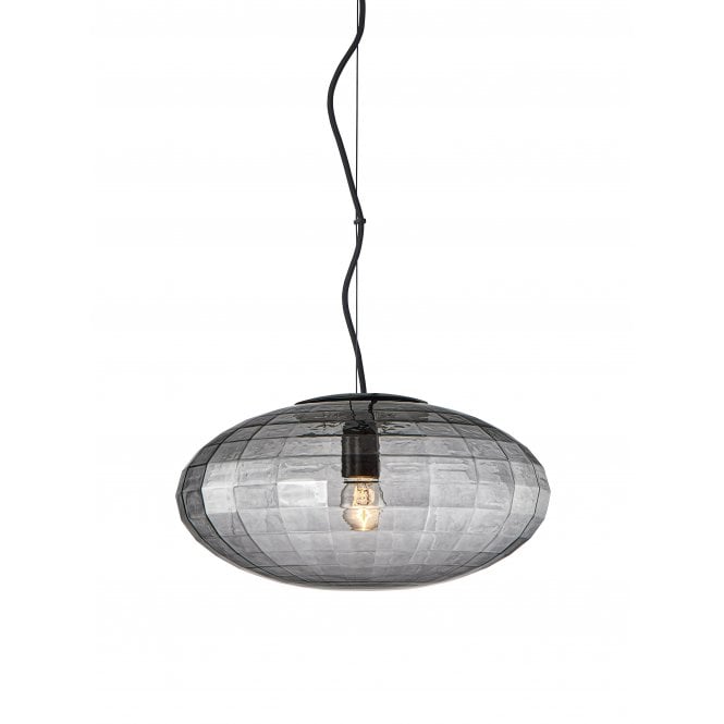 Halo Design Mesh Pendant Light | Smoke