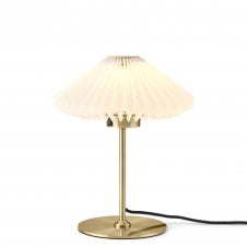Paris Table Light | Ø24 | Clean White Shade | Antique Brass