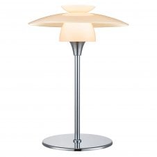 Scandinavia Table Light | Ø20 | Opal Glass/Chrome