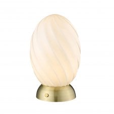 Twist Table Lamp | Egg | Opal Glass