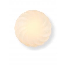 Twist Wall/Ceiling Light | Ø35 | Opal Glass | Antique Brass