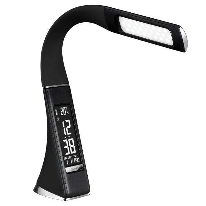 Halo Design Watch and Light Desk Lamp | Black