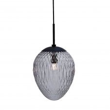 Woods Glass Pendant Light | Smoke