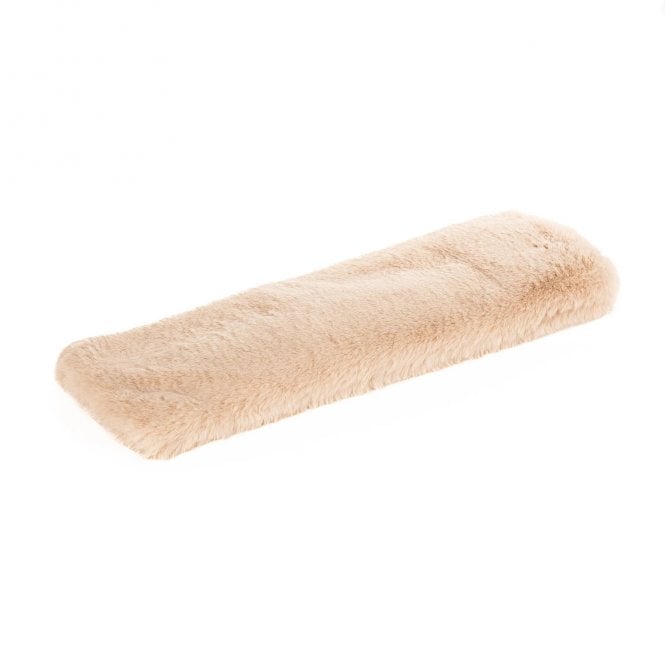 Helen Moore Luxury Faux Fur Long Wheat Pillow