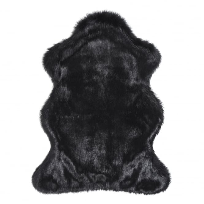 Helen Moore Luxury Faux Fur Skin/Throw - Ebony