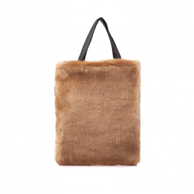 Helen Moore Luxury Faux Fur Tote Bag | Mink