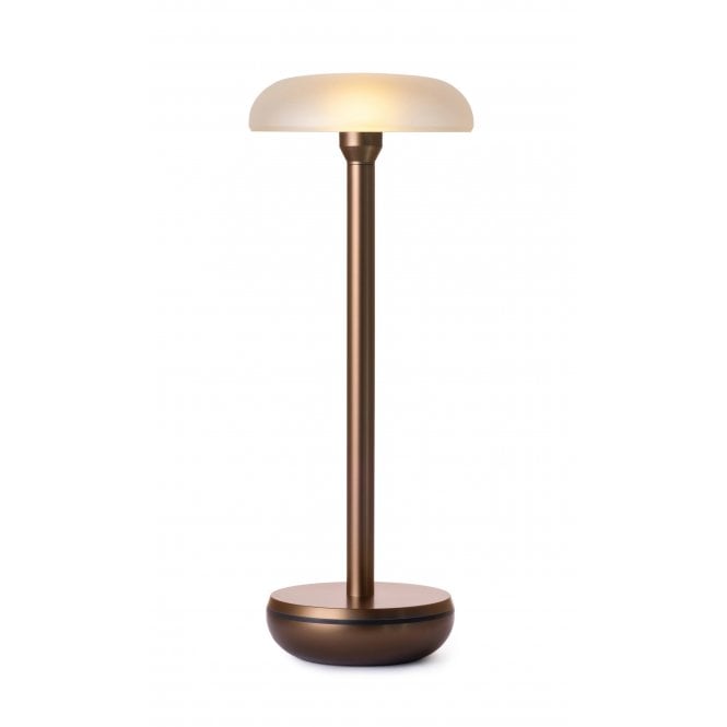 Humble  Air Wireless Table Light | Bronze | Frosted Shade